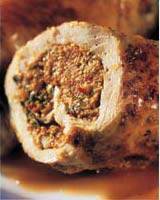 receta para elaborar Pavo relleno con Castañas